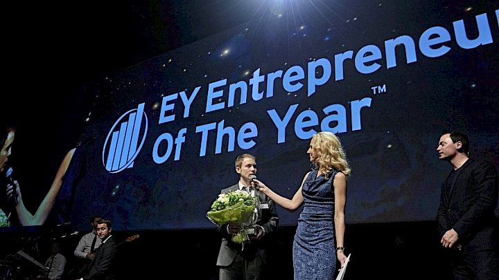 Vinder af Entrepreneur of the Year'