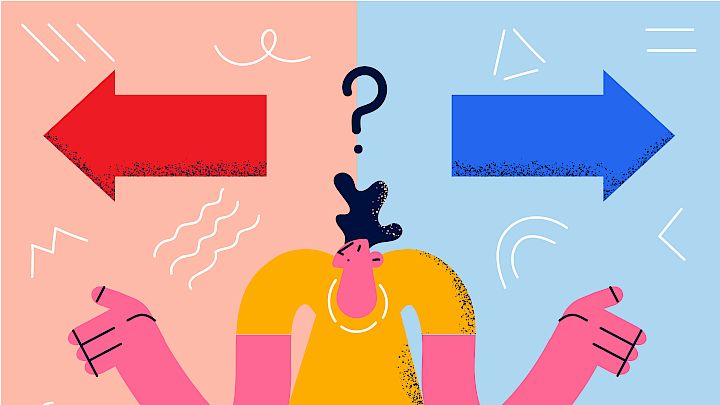 Illustration af person, der er i tvivl om, hvad der bliver sagt
