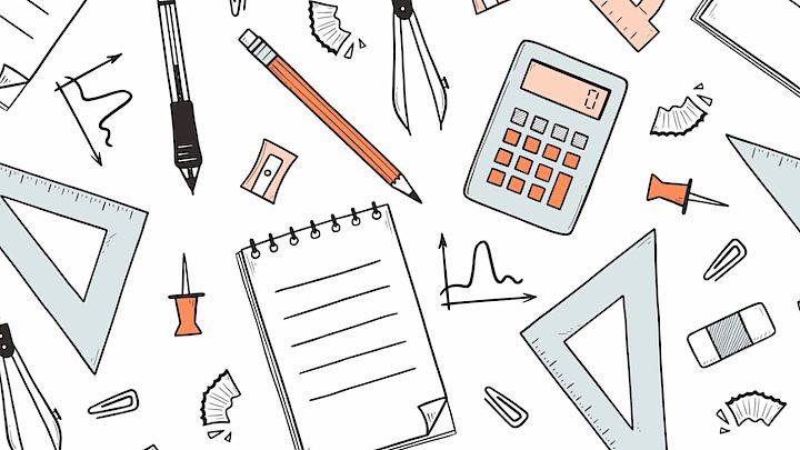 Illustration af matematiske elementer