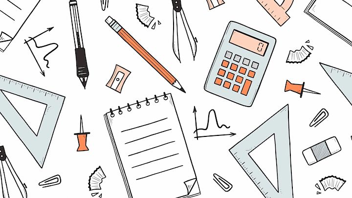 Illustration af matematiske elementer